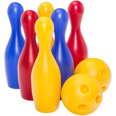 Imagem de Jogo De Boliche Colorido Sortido 7001 - Cardoso Toys