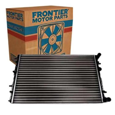 Imagem de Radiador Gol G5 G6 Saveiro Polo Voyage Fox Com Ar Condicionado - Front