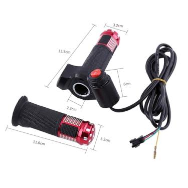 Imagem de Punhos de Acelerador Giratórios para Bicicleta Elétrica de 3 Velocidades Yctze Com Tela de LED, Adequados para Scooter Com Pneus Gordos, MX350 e EBike, Disponíveis Em 4 Cores (#03)