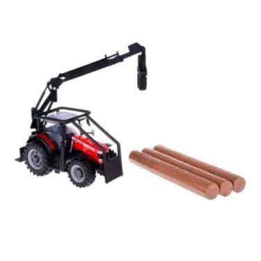 Imagem de Miniatura Trator Florestal Massey Ferguson 8740S Bburago