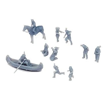 Imagem de Outland Models Conjunto de figuras indígenas nativas americanas Scenery escala 1:87 HO