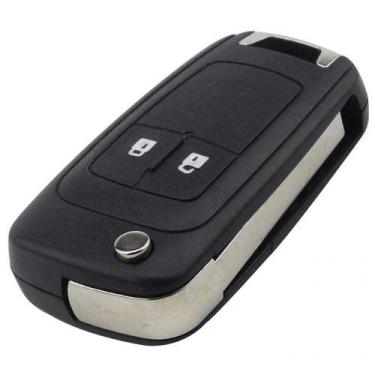 Imagem de Chave Canivete Chevrolet Cruze Cobalt Onix S10 Camaro Sonic - Auto Cha