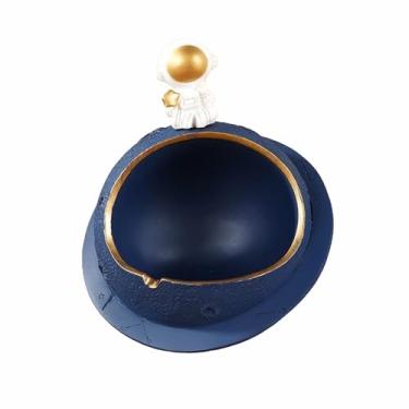 Imagem de Cinzeiro criatividade mesa moda divertida homens mulheres para fumar material de resina cinzeiro de mesa escritório de uso doméstico ornamentos (tamanho: Azul)