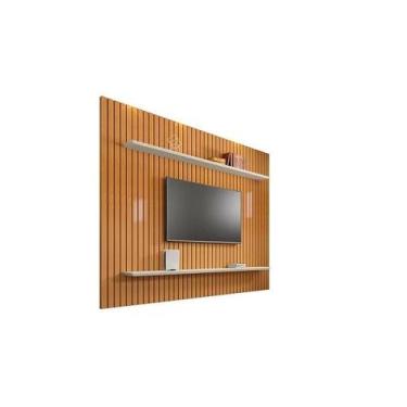 Imagem de Painel Ripado Roma Cinamomo/Off White - RV Móveis