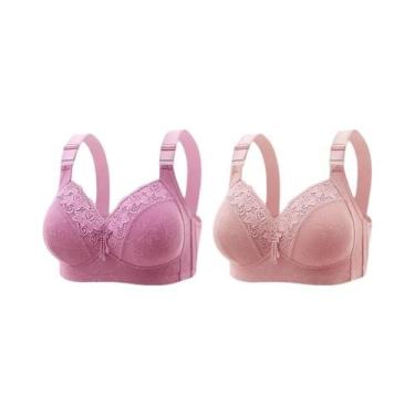Imagem de Bralette de Renda Plus Size - Decote V Profundo - Lingerie Sexy, 44, 2