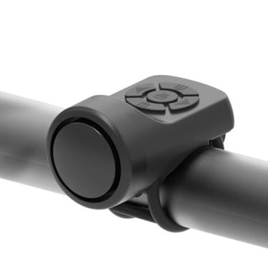 Imagem de EXKOKORO Buzina de Bicicleta Elétrica Recarregável, Buzina de Ciclismo para Adultos com Som Alto E Adequada para Mountain Bike, Bicicleta de Estrada, Guidão de Scooter