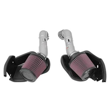 Imagem de K&N Kit de admissão de ar frio: Alto desempenho, aumenta a potência: Compatível com Infiniti Q50 2014-2015, 3,7L V6, 69-7083TS