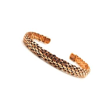 Imagem de SHINDE EXPORTS Pulseiras de cobre puro bracelete kada para homens e mulheres, Medium, Cobre, Sem Pedra Preciosa
