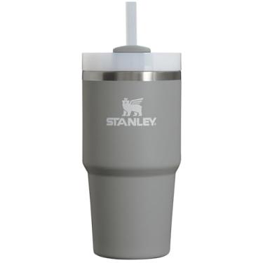 Imagem de Stanley Copo Quencher H2.0 com canudo 590 ml | Tampa Flowstate de 3 posições | Suporte de copo compatível para viagens | Copo de aço inoxidável isolado | Sem BPA | Pedra