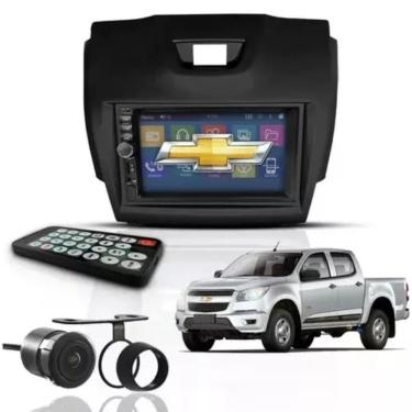 Imagem de Central Multimídia 2 Din Mp5 Trailblazer 2012-16 Câmera Moldura