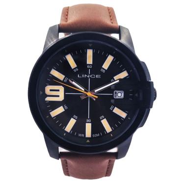 Imagem de Relógio Lince Masculino Analógico Couro Marrom Mrc4759l48 P2nx