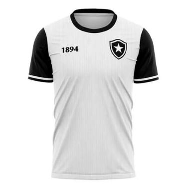 Imagem de Camisa Botafogo Troféu Tradicional Adulto Branco Original Braziline, B