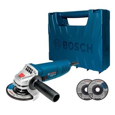 Imagem de Esmerilhadeira Gws 850 Bosch 127V + 3 Discos E Maleta