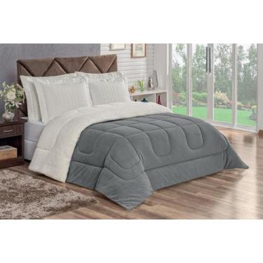 Imagem de COBERDROM VENEZA MANTA COM SHERPA E FLEECE CASAL QUEEN 1 PEÇA/ Super M
