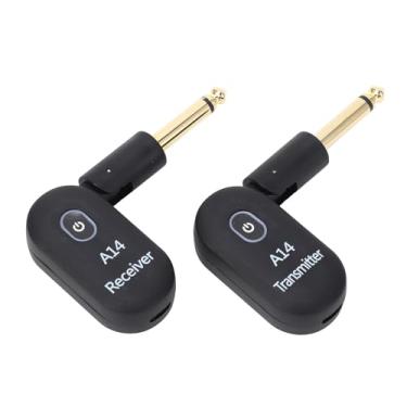 Imagem de WALFRONT de Guitarra Sem Fio Receptor Recarregável de 2,4 GHz Plugue de Distância de Transmissão USB 100feet para Guitarra, Baixo, Violino, Teclado