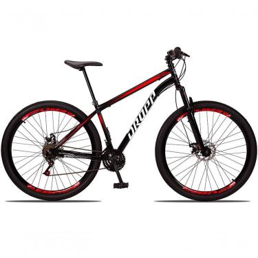 Imagem de Bicicleta 29 Dropp Sport Aço 21M Preto+vermelho