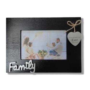 Imagem de Simelecor Porta-retrato para vovô, I Love You Papa, porta-retrato com coração, presente de dia dos pais, presente para pai ou vovô de netos, moldura de avô 10 x 15 vertical (família horizontal)