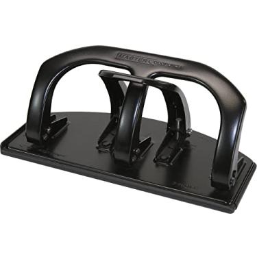 Imagem de Martin Yale Furador de papel DP20 Master, perfurador de dois e três furos para serviço pesado, perfura até 20 folhas de papel de 9 kg, inclui bandeja de chip de alta capacidade