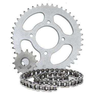 Imagem de Kit Relação Transmissão Moto Cinquentinha Shineray Phoenix50 - MHX