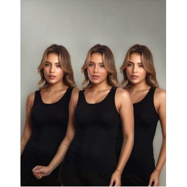 Imagem de Kit 3 Regatas Nadador Fitness Academia Canelada - MC Digital, P, 3 pre