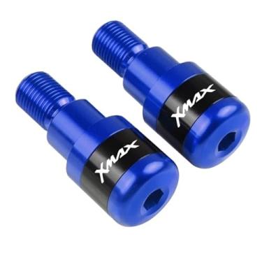 Imagem de Extremidades das manoplas do guidão da motocicleta, tampas das extremidades dos manípulos, acessórios deslizantes de peso para XMAX 400 2013-2016 XMAX250 XMAX125