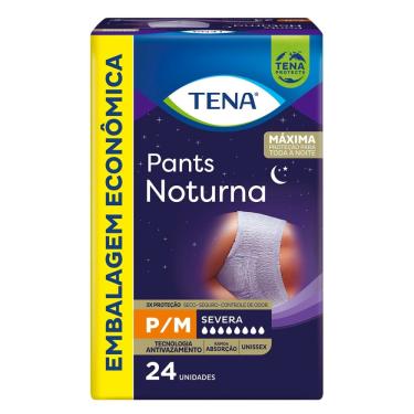 Imagem de Roupa Íntima Tena Pants Noturna P/M Embalagem Econômica 24 Unidades
