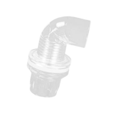 Imagem de IEUDNS Adaptador de mangueira de aquário acrílico transparente multiuso acessórios de aquário encanamento faça você mesmo, Cotovelo de 20 Mm