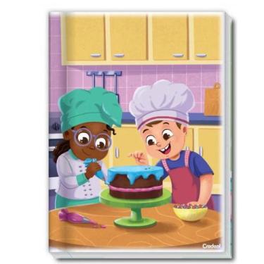 Imagem de Caderno Brochura Capa Dura Turma Da Lala Feminino 80 Folhas Credeal