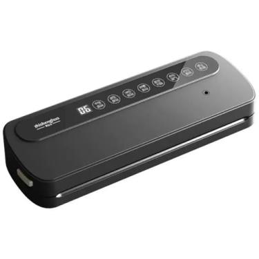 Imagem de Máquina seladora a vácuo de precisão, vedação estendida de 30 cm, preta, modos de alimentação: seco/molhado/óleo/pó, automático de um botão, selador de alimentos potente e compacto, mantém os