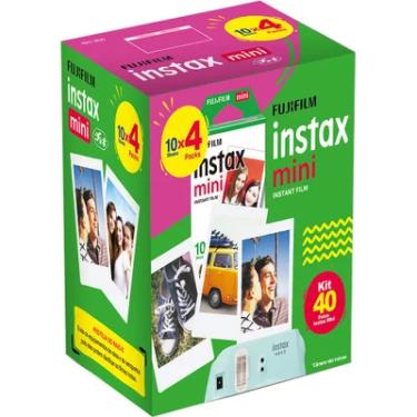 Imagem de Filme Instantâneo Fujifilm Instax Mini, Para 40 Fotos, Colorido Com Borda Branca - 705065388