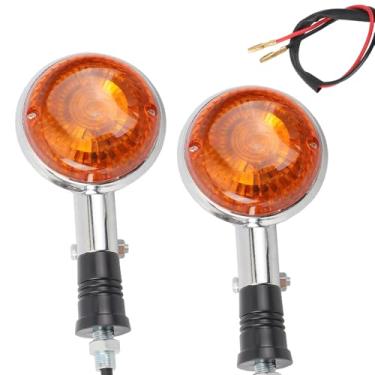 Imagem de YINNCKE Lâmpadas indicadoras de seta para Yamaha Road Star Royal Star V Star 250 650 1100 Virago 250 500 535 535S 550 700 750 920 1000 1100 Vmax 1200 XJ700 XJ700X XJ700X XJJ700X 750