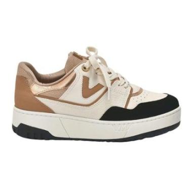 Imagem de Tênis Casual Feminino Via Marte 042-017-15 Bege-Feminino