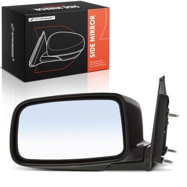 Imagem de A-Premium Espelho retrovisor elétrico do lado do motorista - compatível com Mitsubishi Lancer 2002 2003 2004 2005 - Retrovisor retrovisor externo elétrico aquecido dobrável preto