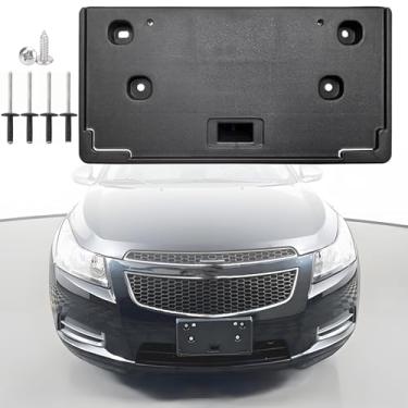 Imagem de FASTCHE Suporte de quadro de placa de identificação de carro para para-choque dianteiro compatível com Chevrolet Cruze LS LT LTZ 2011 2012 2014 2011 2012 2013 2014 Substituir # 95051456 95094483