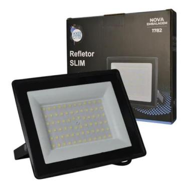 Imagem de Refletor Led Slim CTB 100w 3k 4k 6k ( 3 anos garantia )