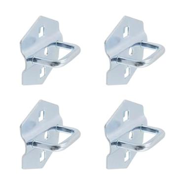 Imagem de Rannb Ganchos de Pegboard Ganchos de metal resistente de aço de 9,5 cm Gancho de pino adequado para quadros espaçados de 2,8 cm Ganchos de parede para pendurar martelo, ferramentas de alicate de 3,5