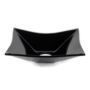 Imagem de CUBA DE BANHEIRO RETANGULAR KIT COM VÁLVULA CLICK INOX PIA BANHEIRO CUBAS DE SOBREPOR BANHEIRO(PRETA)