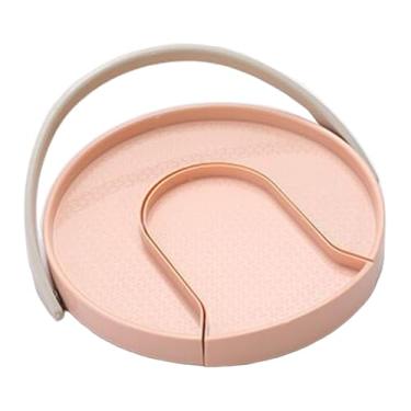 Imagem de Generic Suporte giratório para potes de especiarias, suporte para condimentos, rotação de 360 graus, giratório para potes de especiarias, organizador para uso, Rosa