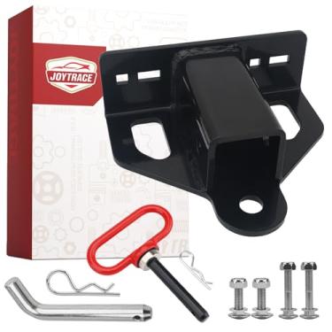 Imagem de joytrace Kit de engate para cortador de grama zero turn receptor de 5 cm com pinos magnéticos para tratores de grama, carrinhos de golfe e quadriciclos, 6 mm de espessura, sistema de montagem de