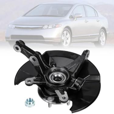 Imagem de Conjunto de junta de direção dianteira e cubo de rolamento de roda FIT 2006–2011 Honda Civic (exceto Si) lado direito do passageiro – Substitua 698-450, 44300SNA952, 44300TR0951