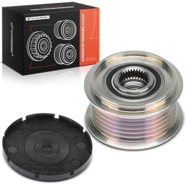 Imagem de A-Premium Polia de embreagem de roda livre do alternador compatível com Ford Focus 2002 2003 2004, 2.0L, 6 ranhuras no sentido horário
