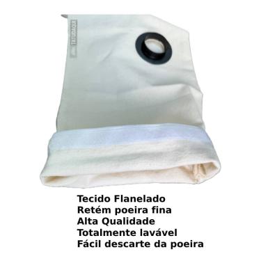 Imagem de Saco Reutilizável Premium Para Aspirador Electrolux AWD01 AWD02