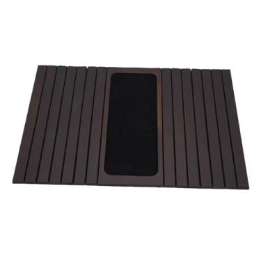 Imagem de Asixxsix Bandeja de Apoio de Braço do sofá, Bandeja de Braço do sofá, Organizador de Apoio de Com Suporte de Copo de Cálice de Silicone Anti -deslizamento, para Bebidas para (Marrom)