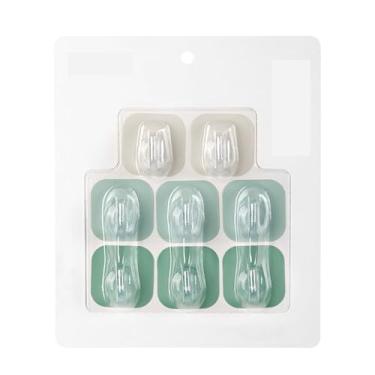 Imagem de Gancho adesivo pendurar punção de punção sem rastreio bastão no estilo nórdico Cable de chave Multi funcional para organização doméstica Plastic 8pcs