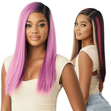 Imagem de Outre Lace Front Wig - Perfect Hair Line - Swoop Series Y-Part 207 (DR JADE BLUE)