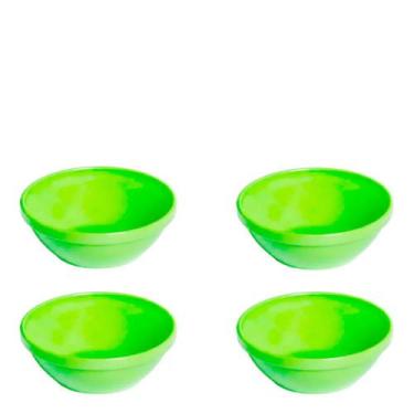 Imagem de Conjunto de Sopeiras Cheff 250ml 4 Peças Verde em Polipropileno VEM