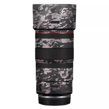 Imagem de 100 2.8 Lente Cap Skin Anti-Scratch Adesivo de Câmera para Canon RF 100 mm F2.8 Película Protetora Macro Decalque (Camuflagem de Campo)