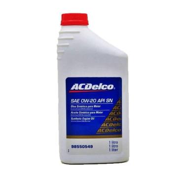 Imagem de Óleo Lubrificante Sintético Acdelco Sae 0W20 Api Sn