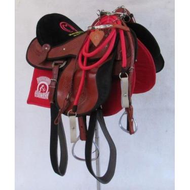 Imagem de Sela Havana De Montaria Mangalarga Em Couro 16 Polegadas Australiana C