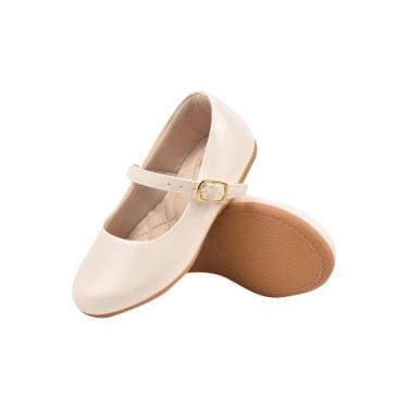 Imagem de Sapatilha Infantil Menina Sapato Boneca Feminina Social Básica Batizad